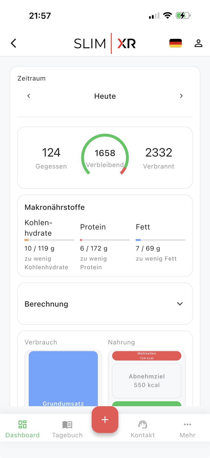 Slim-XR App Dashboard